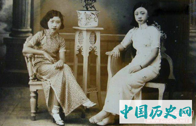 老照片：民国女子以丰腴为美？