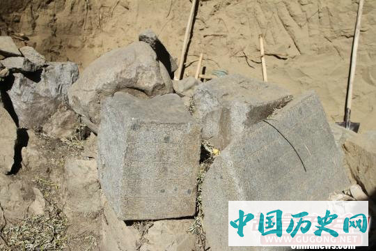西藏吐蕃时期石碑文物获发掘保护