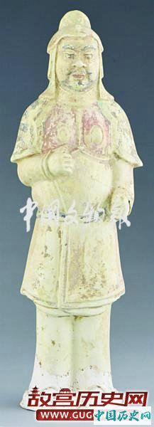 河南三门峡发现一批唐代釉陶俑