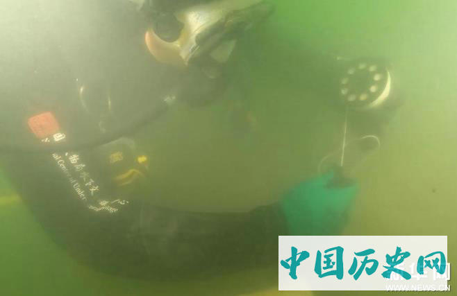 “定远舰”沉舰遗址在威海发现