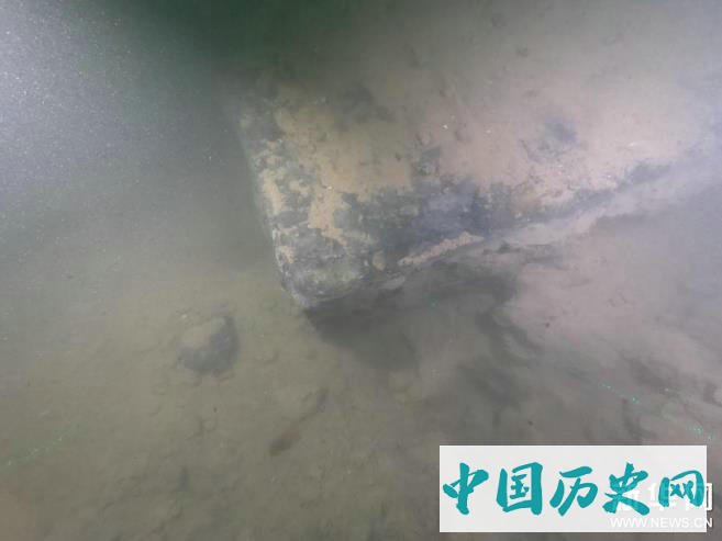 “定远舰”沉舰遗址在威海发现