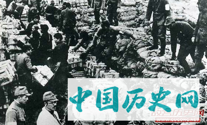 日军将大批粮食运往前线