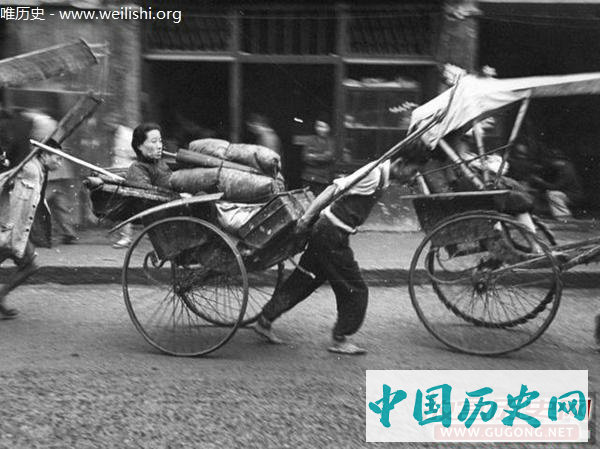 老照片：抗战胜利后的离渝人群