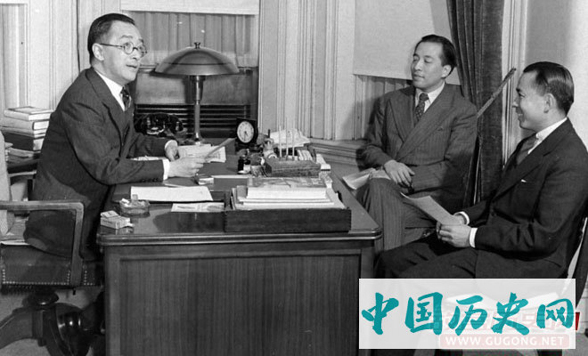 1939年，任驻美大使期间的胡适