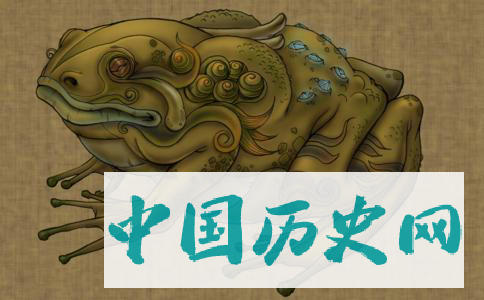 金蟾失去仙丹只能依附凡人刘海的故事