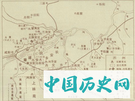 汉代长安图
