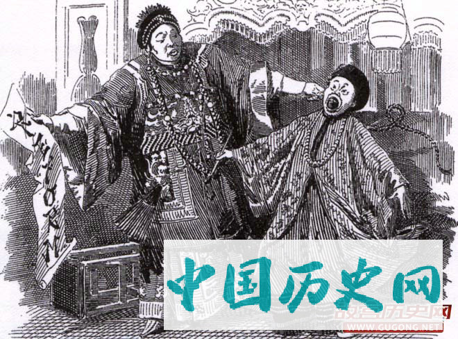 西方国家报刊所绘制之“慈禧与光绪”
