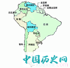 南美洲历史地图_南美洲历史地图介绍