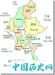缅甸历史地图_缅甸历史地图介绍
