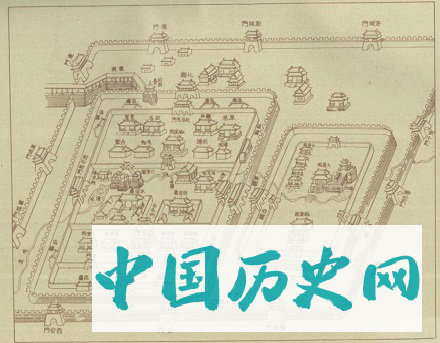 汉长乐宫未央宫图