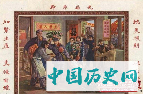 建国初抗美援朝宣传画