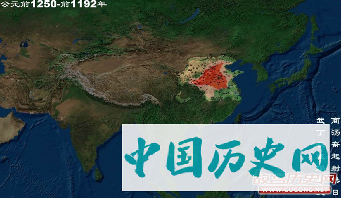 商朝地图，商朝地图高清版