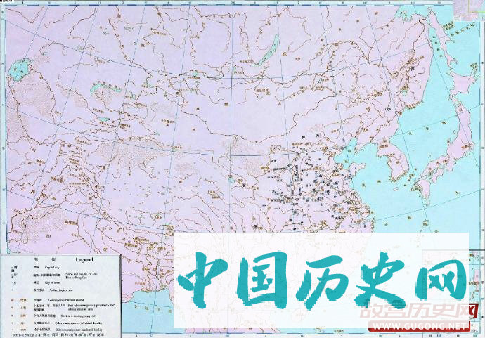 商朝地图，商朝地图高清版