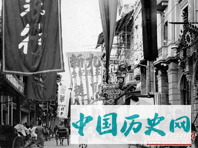 民国老照片：二十年代末沪杭纪行 中西合璧的街景