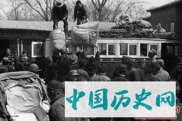 山东老照片：韩复榘治下的山东 三十年代长途汽车