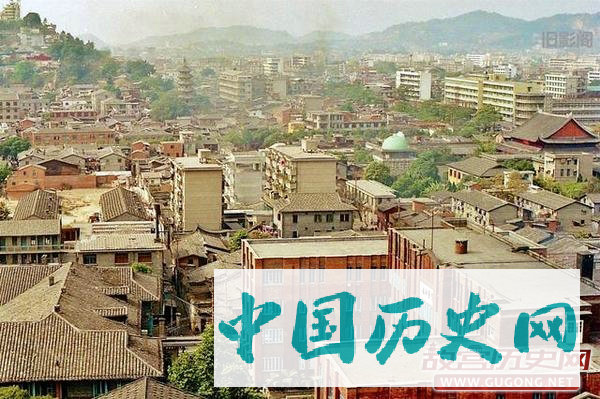 福州老照片：历史文化名城福州 1986年的五一广场