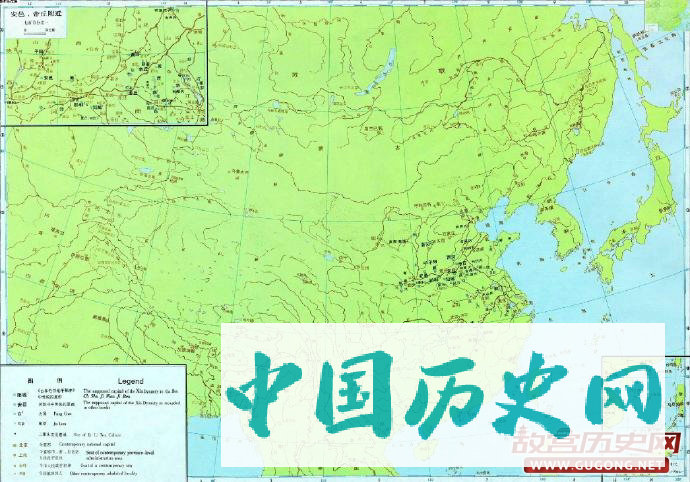 夏朝地图，夏朝版图