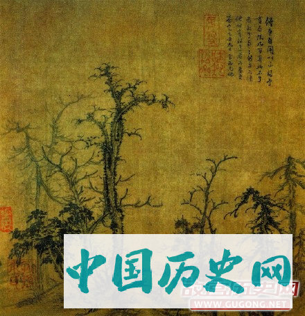 元代画家曹知白山水画欣赏