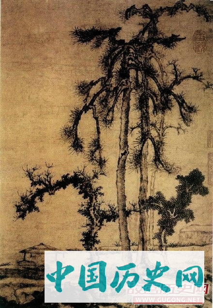 元代画家曹知白山水画欣赏
