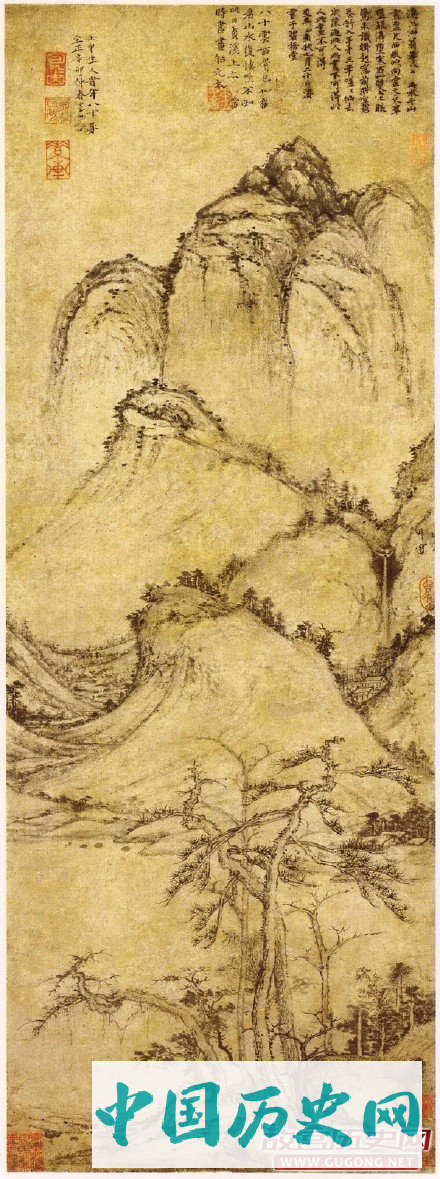 元代画家曹知白山水画欣赏