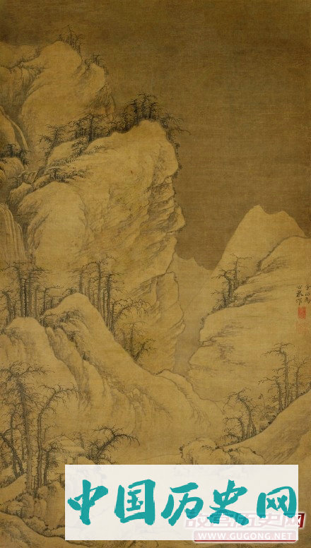 元代画家曹知白山水画欣赏