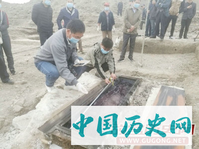 江苏扬州宝应县发现清理三座古代墓葬