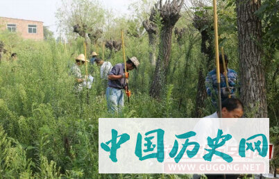 陕西西安汉唐昆明池水系