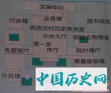 陕西历史博物馆地图
