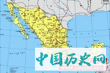 墨西哥历史地图