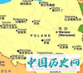 历史上的波兰地图