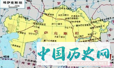 哈萨克斯坦历史地图
