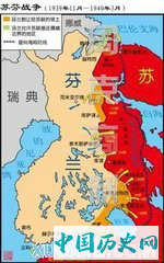 芬兰历史地图