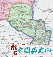 巴拉圭历史地图