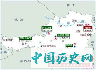 奥地利历史地图
