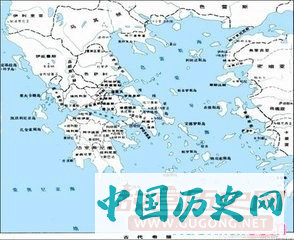 古希腊历史地图