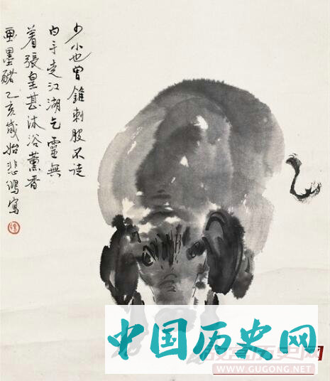 国画大师徐悲鸿不仅画马还画猪