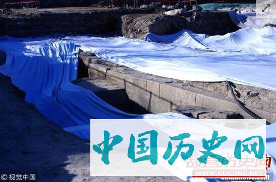 北京圆明园考古新进展 首次发现半圆形码头