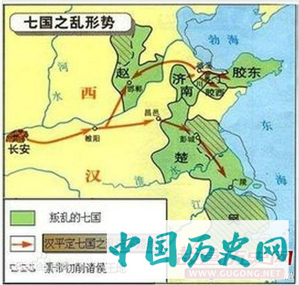 公元前154年1月17日 西汉七国之乱爆发