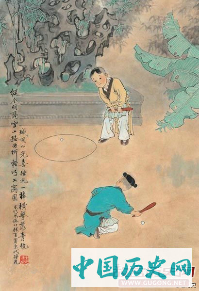 唐宋人人爱“捶丸”