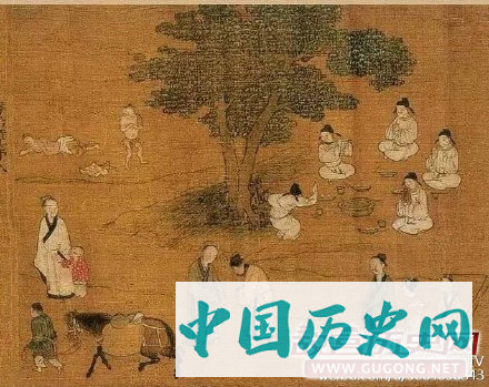 唐代阎立本《孝经》图卷