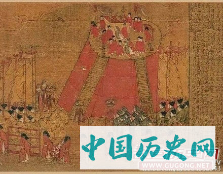 唐代阎立本《孝经》图卷