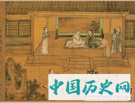 唐代阎立本《孝经》图卷