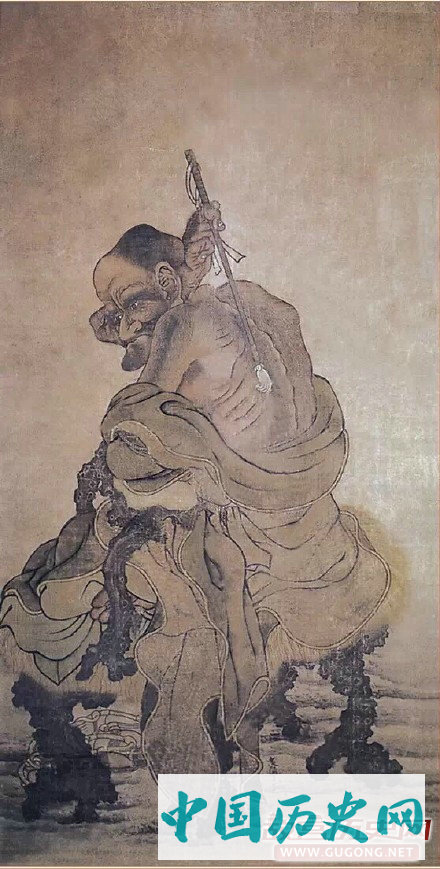 唐代古野画僧贯休笔下的罗汉