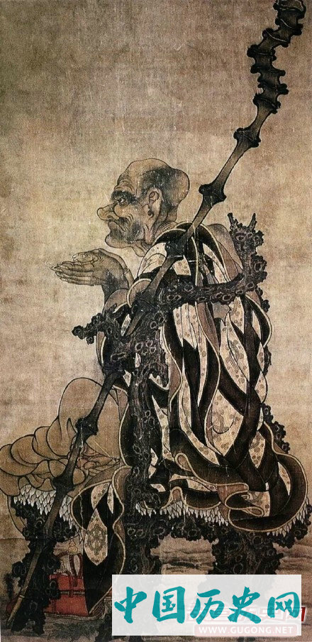 唐代古野画僧贯休笔下的罗汉