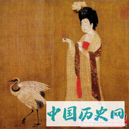 周昉《簪花仕女图》欣赏