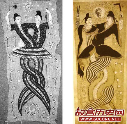 神奇的伏羲女娲交尾图