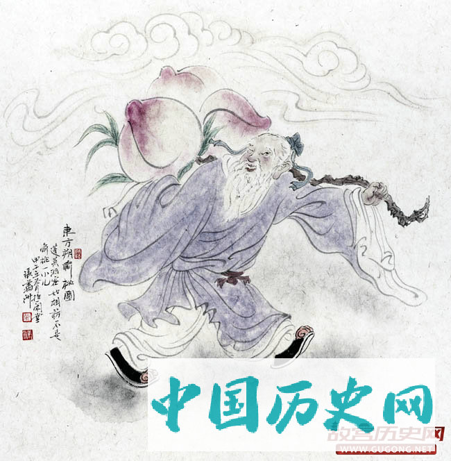 东方朔偷桃的神话典故