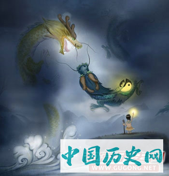 人皇伏羲降龙的神话故事
