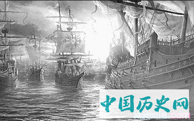 16世纪英国击败西班牙无敌舰队