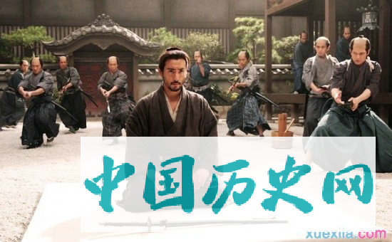 日本武士切腹的步骤